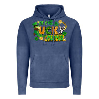 Vintage Denim one lucky mama Vintage Hoodie - FaDigitalArtStudio