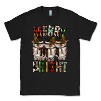 Black merry and bright Classic Tee - CowGirlArtShop