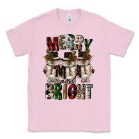 Bubblegum Pink merry and bright Classic Tee - CowGirlArtShop