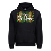 Black merry christmas Urban Hoodie - JahusDesignShop