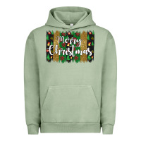 Pigment Oil Green merry christmas Urban Hoodie - JahusDesignShop