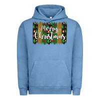 Pigment Pebble Blue merry christmas Urban Hoodie - JahusDesignShop