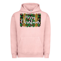 Pigment Salmon merry christmas Urban Hoodie - JahusDesignShop