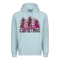 Blue Mist Merry Christmas Premium Hoodie - SublimationCraftShop