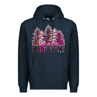 Navy Merry Christmas Premium Hoodie - SublimationCraftShop