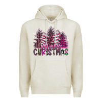 Oatmeal Heather Merry Christmas Premium Hoodie - SublimationCraftShop