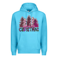 Ocean Blue Merry Christmas Premium Hoodie - SublimationCraftShop