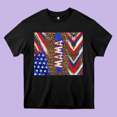 American Mama Heavy Core Tee Designed By Tumblerdesignbyshophia
