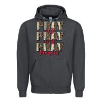 Smoke pray on it pray over it pray through it Zipper Hoodie - AdoDesignShop
