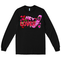 Black hey lover flip phone Long Sleeve Tee - FaDigitalArtStudio