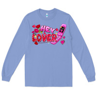 Colony Blue hey lover flip phone Long Sleeve Tee - FaDigitalArtStudio