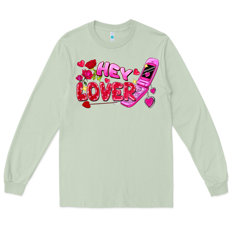 Hey Lover Flip Phone Long Sleeve Tee by FaDigitalArtStudio | Teevron