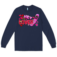 Navy hey lover flip phone Long Sleeve Tee - FaDigitalArtStudio