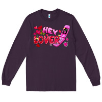 Plum hey lover flip phone Long Sleeve Tee - FaDigitalArtStudio