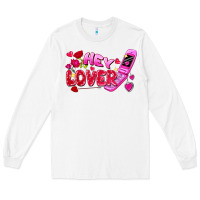 White hey lover flip phone Long Sleeve Tee - FaDigitalArtStudio
