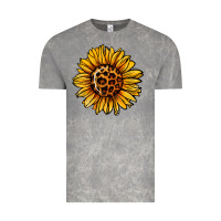 Cloud Rock sunflower leopard Vintage Tee - Jasminsmagicworld