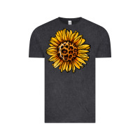 Vintage Black sunflower leopard Vintage Tee - Jasminsmagicworld