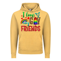 Vintage Mustard I Love My Gay Friends Vintage Hoodie - BundleAndBundleShop