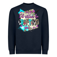 Navy i d rather be crafting Heavyweight Sweatshirt - AdoDesignShop