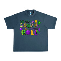 Midnight Navy Let the good times roll Urban Heavy Tee - FaDigitalArtStudio