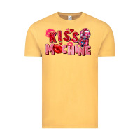 Vintage Mustard Kiss machine Valentine's Day Vintage Tee - FaDigitalArtStudio