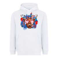White western america cow Heavyweight Hoodie - JahusDesignShop