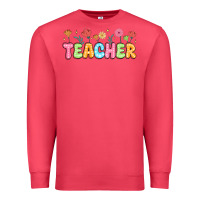 Cardinal custom teacher flowers Premium Sweatshirt - JahusDesignShop