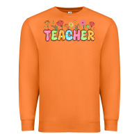 Carrot custom teacher flowers Premium Sweatshirt - JahusDesignShop