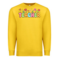 Lemon custom teacher flowers Premium Sweatshirt - JahusDesignShop