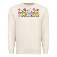 Sandshell custom teacher flowers Premium Sweatshirt - JahusDesignShop