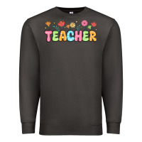 Smoke custom teacher flowers Premium Sweatshirt - JahusDesignShop