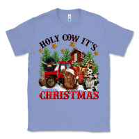 Colony Blue holy cow its christmas Classic Tee - CowGirlArtShop