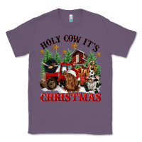 Lavender holy cow its christmas Classic Tee - CowGirlArtShop