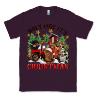 Plum holy cow its christmas Classic Tee - CowGirlArtShop