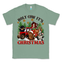 Sage holy cow its christmas Classic Tee - CowGirlArtShop