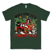 Sports Green holy cow its christmas Classic Tee - CowGirlArtShop