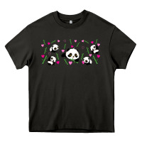 Asphalt cute panda Heavy Core Tee - TumblerDesignByShophia