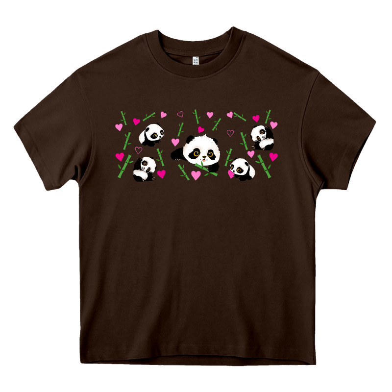 Cute Panda Heavy Core Tee by TumblerDesignByShophia | Teevron