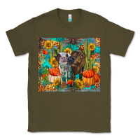 Army Green fall heifer cows Classic Tee - RanaPortraitStore
