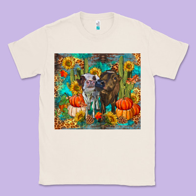 Fall Heifer Cows Classic Tee Designed By Ranaportraitstore