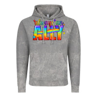 Cloud Rock Always An Ally Pride LGBTQ Vintage Hoodie - BundleAndBundleShop