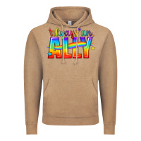Vintage Coffee Always An Ally Pride LGBTQ Vintage Hoodie - BundleAndBundleShop