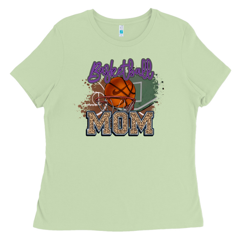 Basketball Mom Ladies Tee by HowdyJamesFarm | Teevron