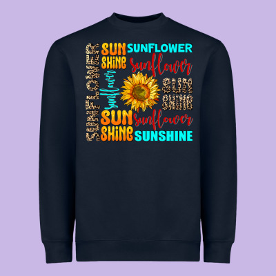 Sunflower Sunshine Heavyweight Sweatshirt Designed By Adodesignshop