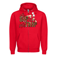 Red oh sip its a girls trip Zipper Hoodie - AdoDesignShop