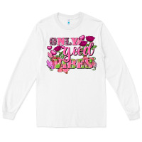 White Valentine's Day Only Good Vibes Long Sleeve Tee - FaDigitalArtStudio