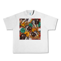 Lunar Rock baby hampshire pig sunflowers seamless pattern Urban Heavy Tee - FaDigitalArtStudio