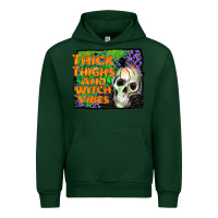 Forest Green thick thighs and witch vibes Urban Hoodie - JahusDesignShop