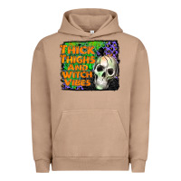 Pigment Burro thick thighs and witch vibes Urban Hoodie - JahusDesignShop