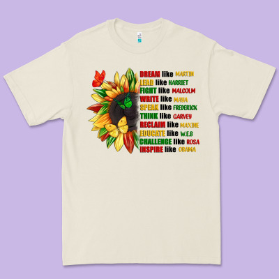 Dream Like Martin Juneteenth Premium Tee Designed By Cowgirlartshop